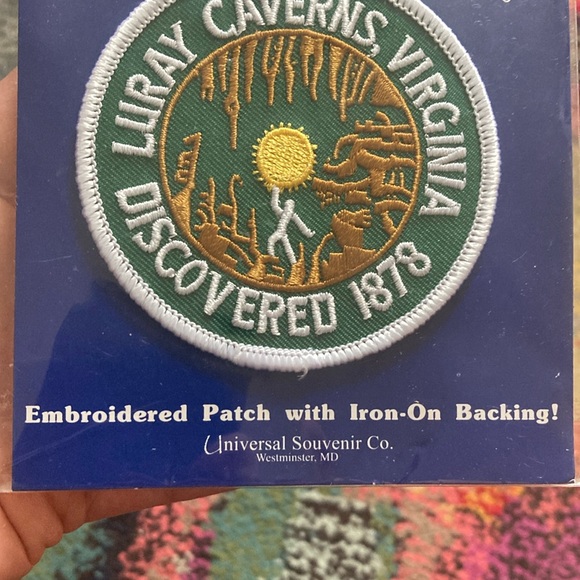 Green and White Luray Caverns Patch - Picture 3 of 6